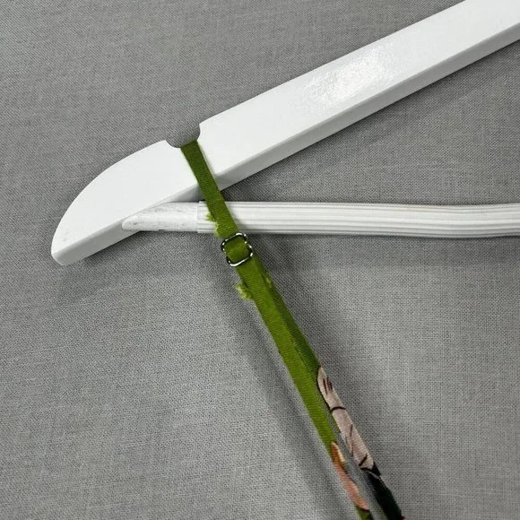 Sun Becomes Her Revolve Womens Dress 6 Green Solstice Trapeze Maxi Floral Tiered - Picture 7 of 11